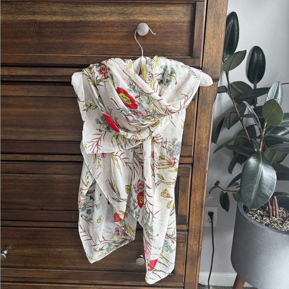 Floral Print Scarf